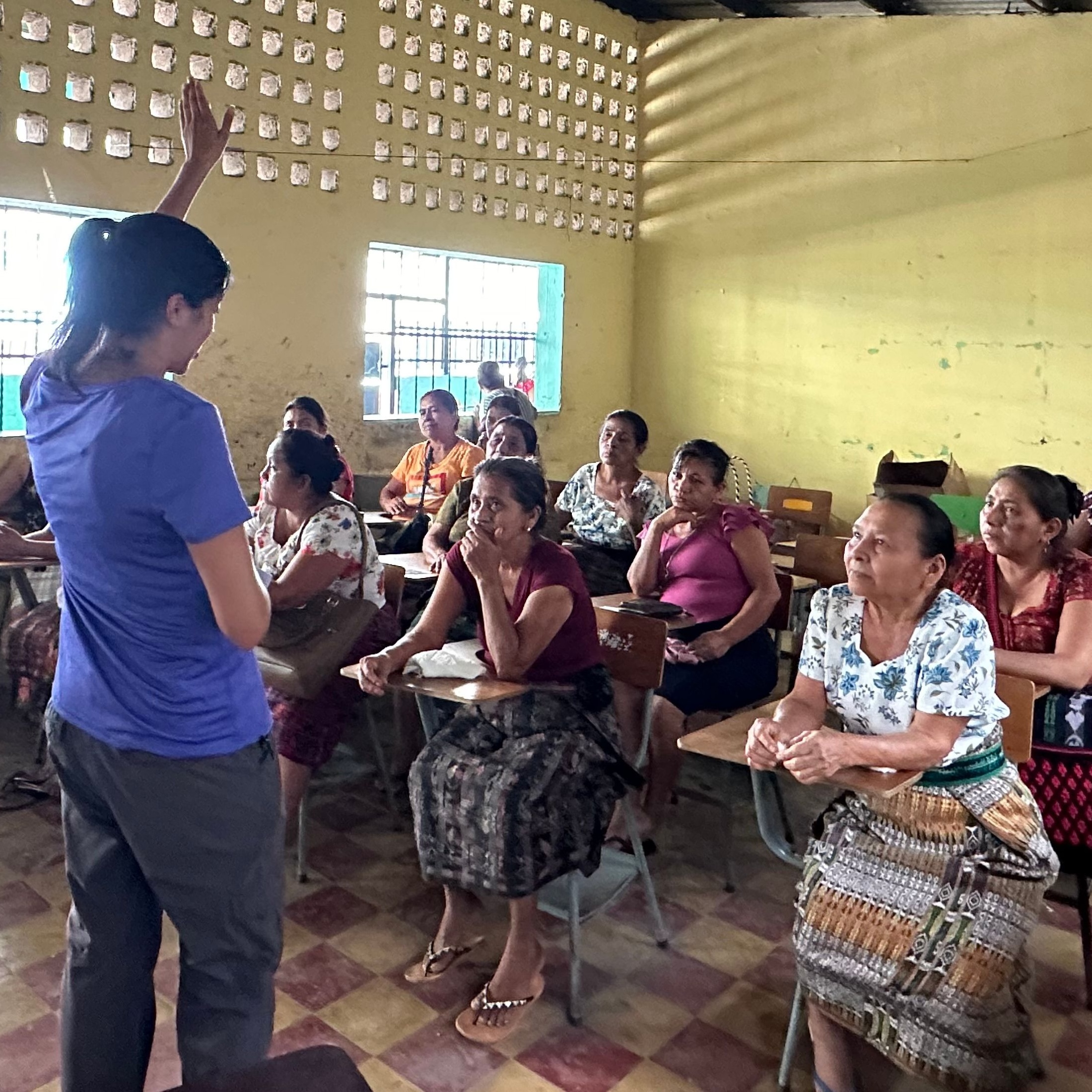 Health education class in session