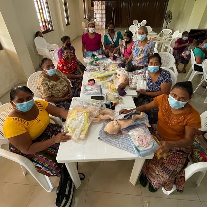 Midwife training session